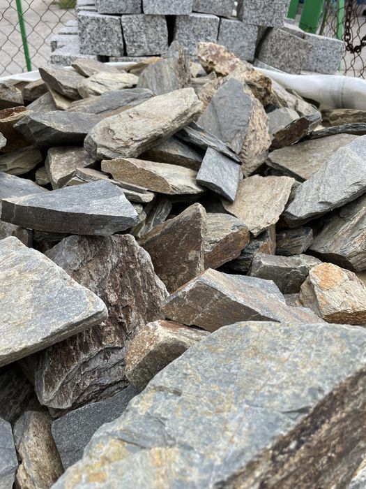 Łupek Szarogłazowy 30-60mm 60-150mm Kora Ścieżki Elewacja