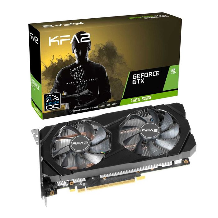 KFA2 / Galaxy GeForce GTX 1660 SUPER 6GB GDDR6 – zadbana, cicha, stabilne OC, stan idealny !