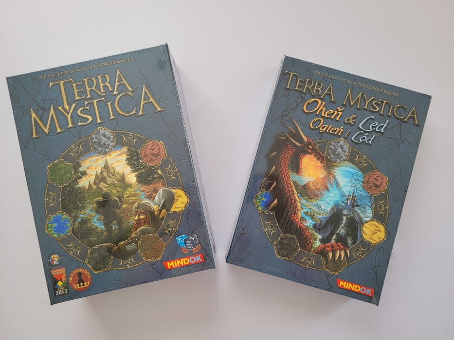 Terra Mystica + Ogień i Lód gra podstawowa + dodatek - Nowa, folia
