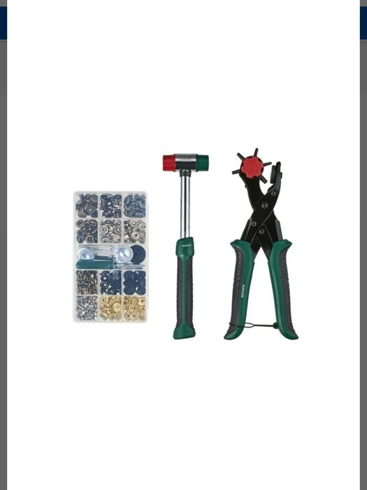 Conjunto de Botões com Perfurador parkside