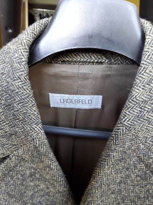 Кашемірове напівпальто Lagerfeld