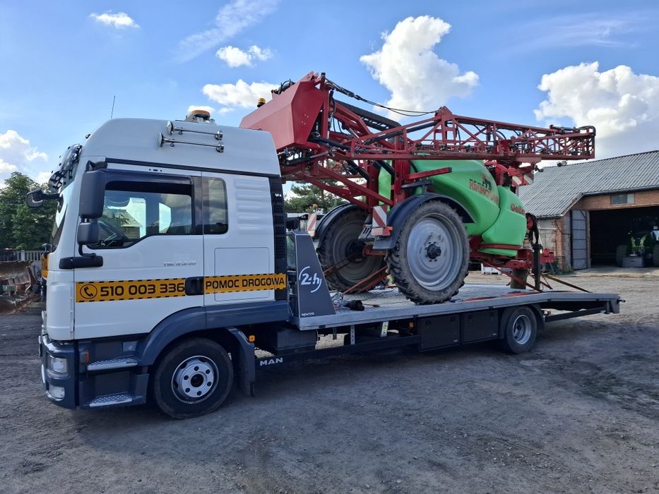 Pomoc drogowa  laweta transport maszyn