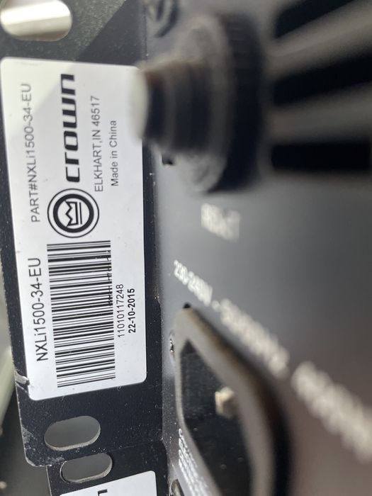 Amplificador Crown XLi 1500