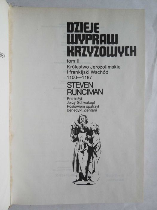 Dzieje wypraw krzyżowych 1+2+3, Runciman, Duża seria Ceramowska 3 szt