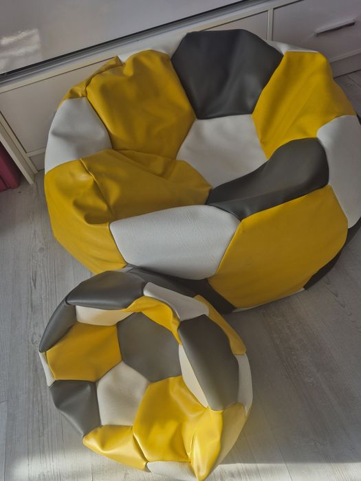 Pufa worek xxl + podnóżek