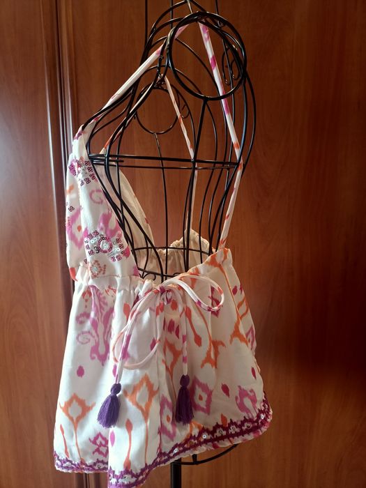 Bluzka na ramiączkach _boho_stan idealny
