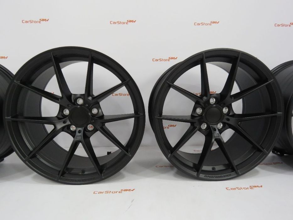Jantes Look Bmw M4 Cs 18 x 8 et34 + 9 et 41 5x120 Preto Matte