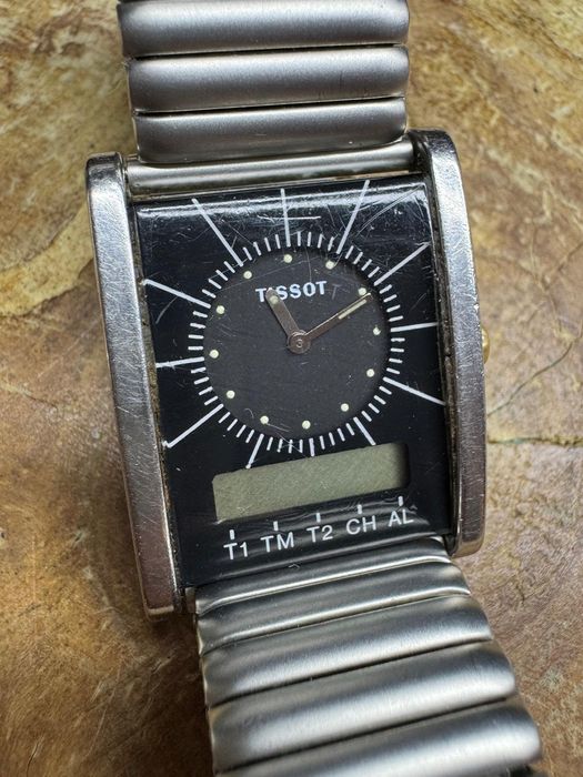 Zegarek Tissot Swiss Quartz D377 – Vintage Ana-Digi | Na części / Naprawy