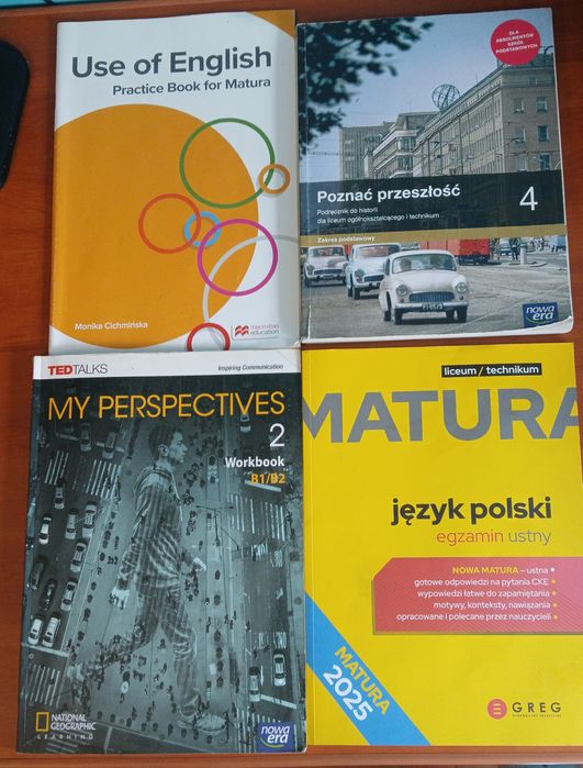Książki/podręczniki do 1 2 3 4 klasy Technikum/liceum