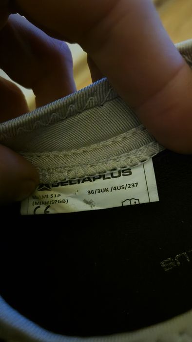 Робочі захисні черевики Delta Plus Miami S1P SRC 36 розмір