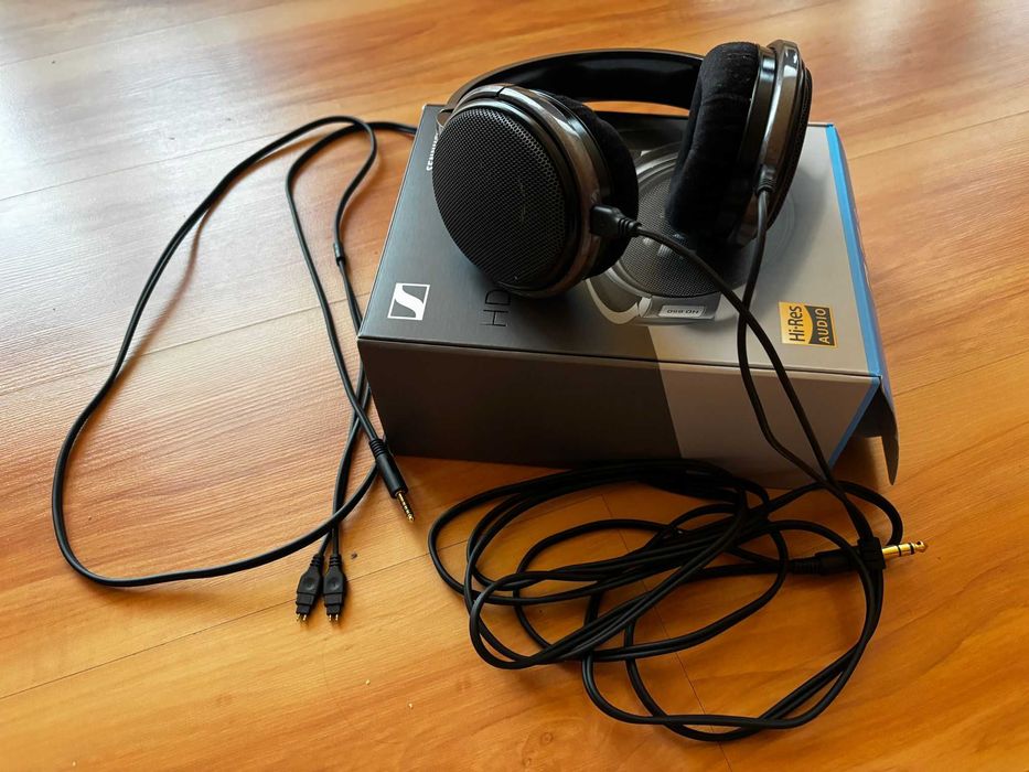 Słuchawki otwarte Sennheiser HD650 + kabel zbalansowany 4,4