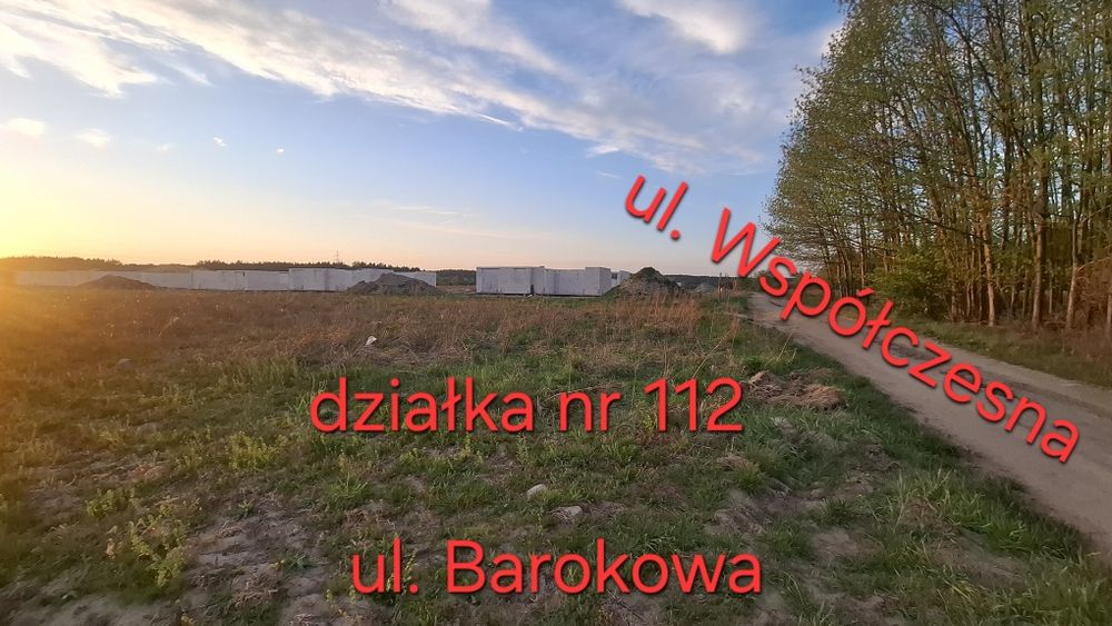 piękna działka w Serocku, ul. Współczesna