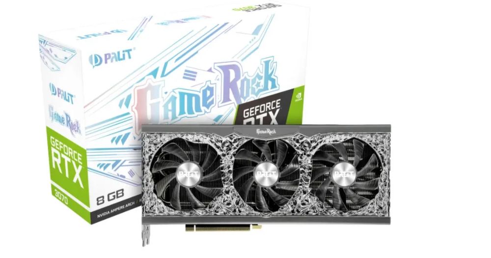 Palit Rtx 3070 gamerock OC 8gb