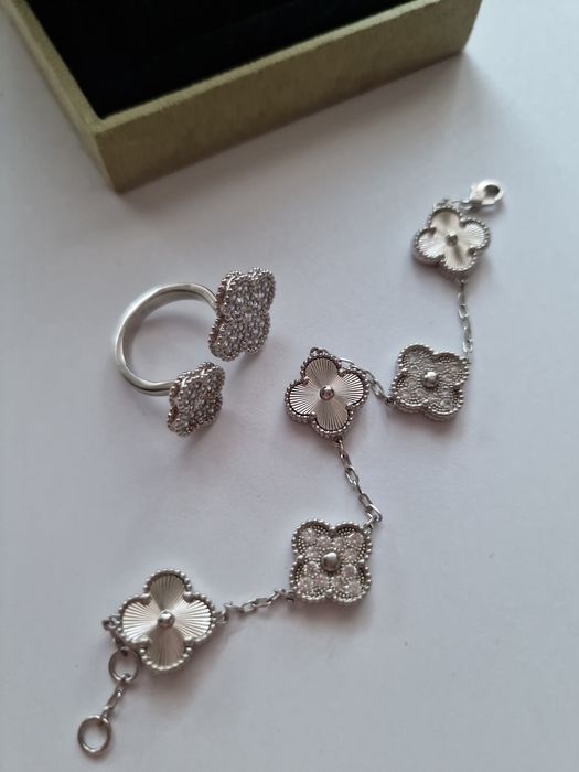 Van Cleef bransoletka srebrna!!