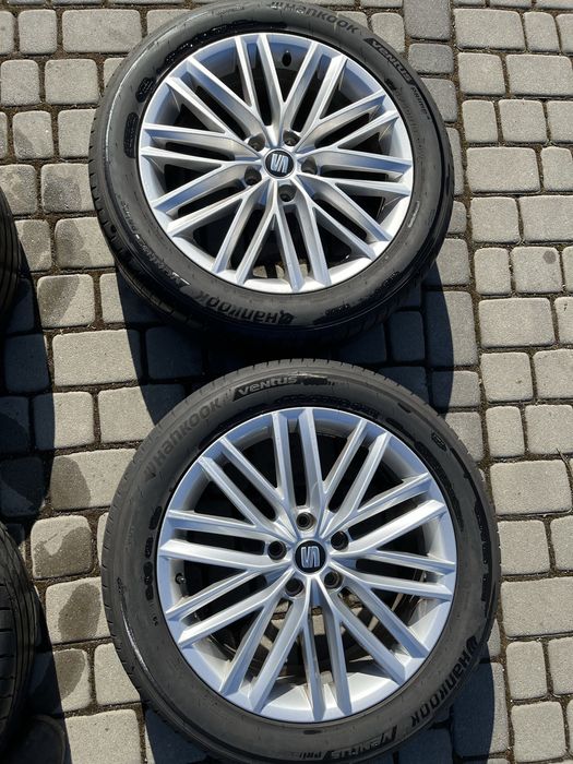 Alufelgi 5x112 18 cali Seat Ateca Leon Altea Vw Tiguan opony 225/50/18