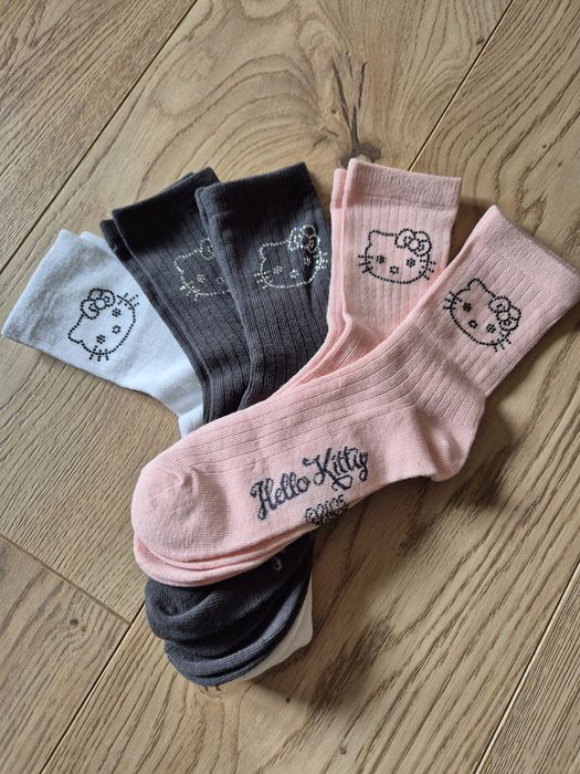 Skarpety zestaw 37/39 hello kitty 5 szt