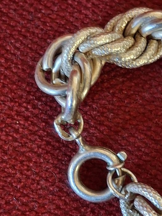 Cordão grande em prata