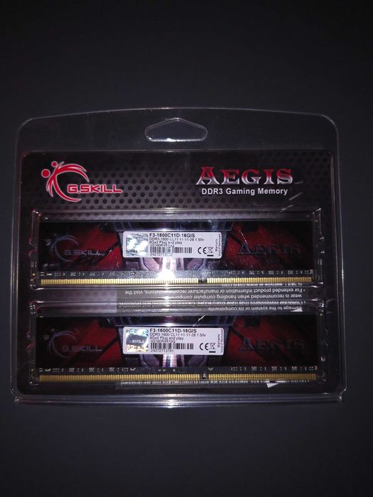 NOWE, G.SKILL Aegis 16GB (2x8GB) DDR3 1600MHz CL11