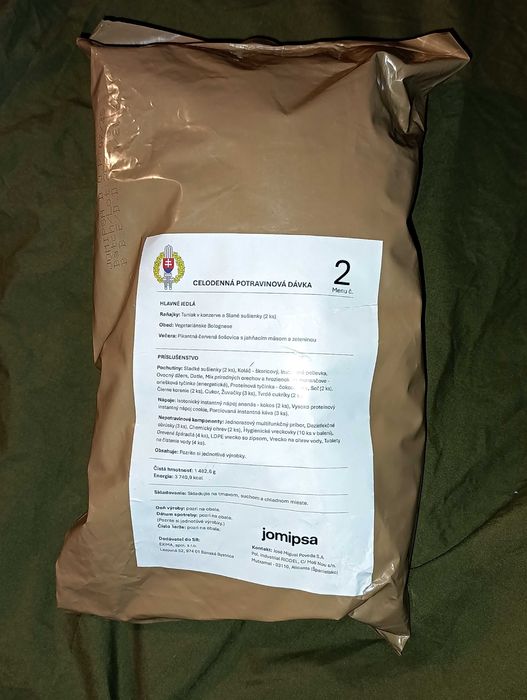 Racja żywnosciowa Słowacka nowa wersja