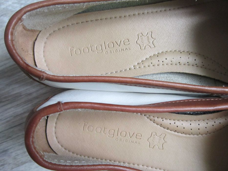 Женские балетки туфли мокасины FOOTGLOVE р.36 стелька 22,5см