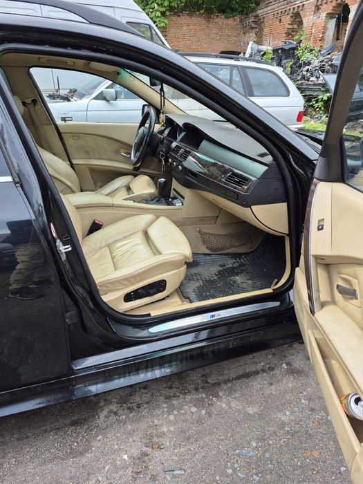 Розборка BMW E 60/61 М57N мотор коробка  форсунки турбіна радіатор ген