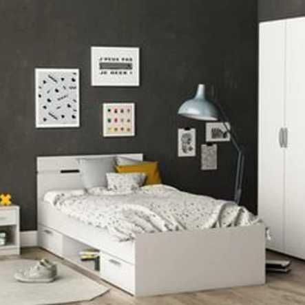 Cama Michigan Individual 200X90 C/2 Gavetas