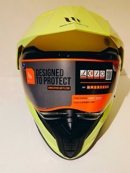 Capacete criança MT duo-sport trail adv motard mota novo