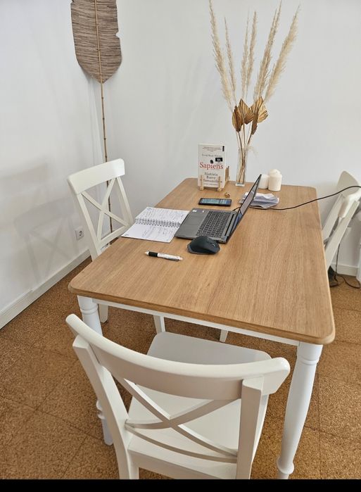 Mesa de jantar IKEA + 4 cadeiras