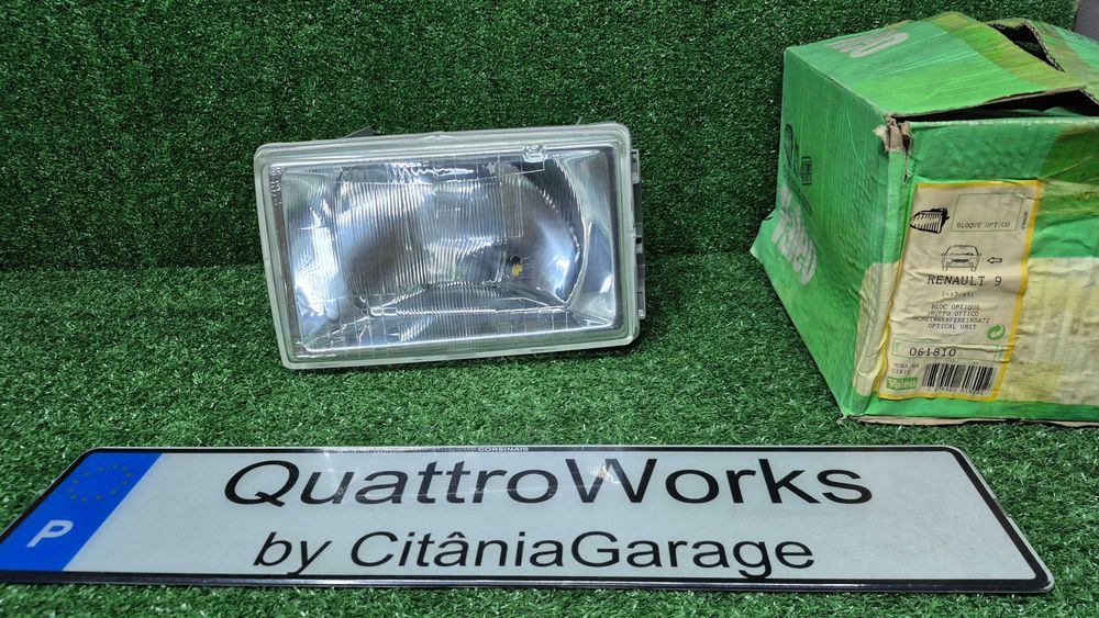 Otica Farol Esquerdo Renault 9 Ate Julho 1985 Valeo 061810 NOVO