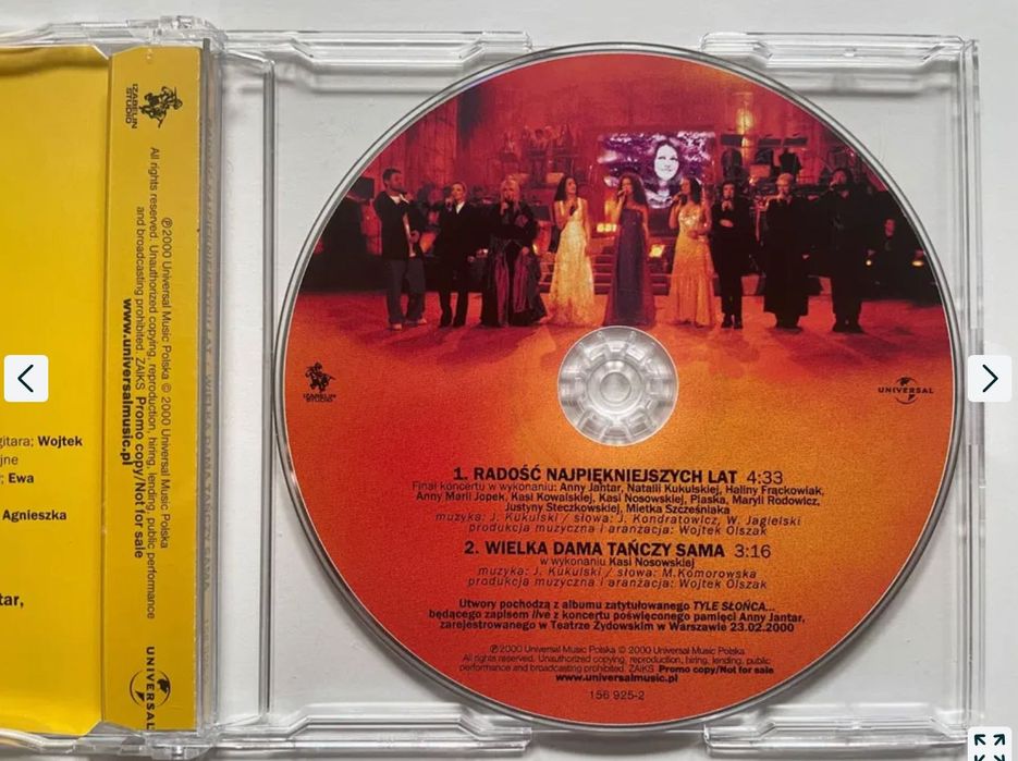 Tyle Słońca - Koncert Poświęcony Pamięci Anna Jantar.