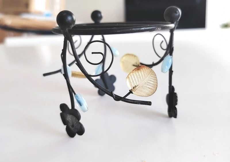 Suporte de velas metalSuporte de velas metalSuporte de velas metal