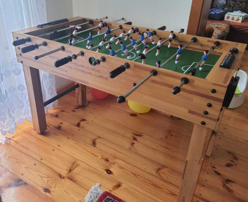 DREWNIANE PIŁKARZYKI NOWE stół do piłkarzyków trambambula + 2 piłki