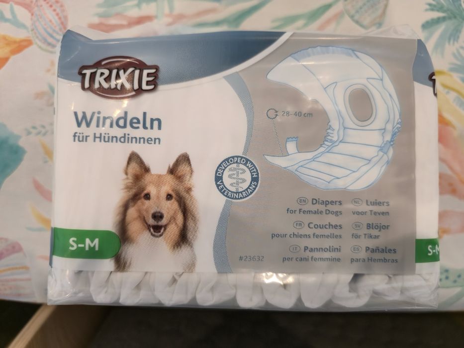 Fraldas TRIXIE para cadela S-M (59 unid)