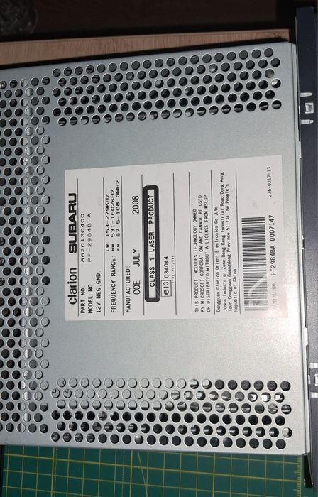 Автомобильной магнитолы Clarion