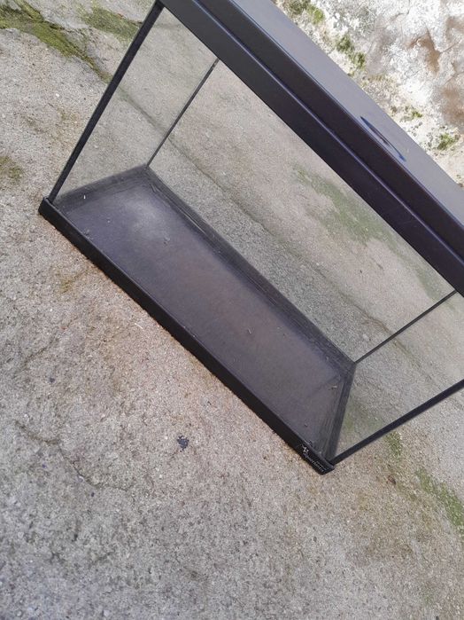 Aquario pequeno em vidro