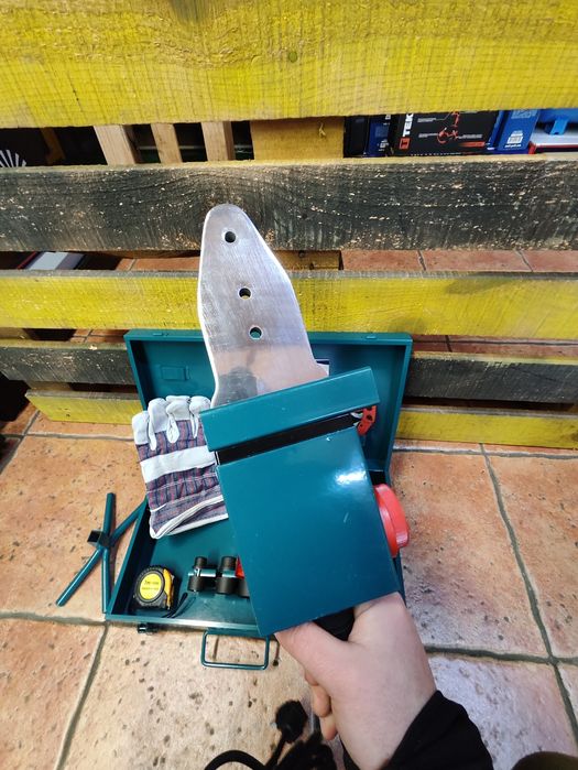 Паяльник для труб ЗПТ-2000 Профи/2х теновый/до63мм/2кВт/ножницы/+кейс