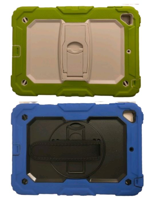 iPad mini 4/5 case etui pokrowiec zielony niebieski