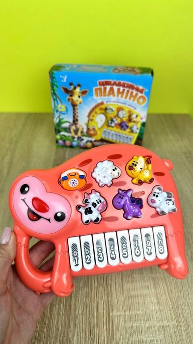 Піаніно дитяче озвучування укр мовою, цифри вірші, казки, пісні