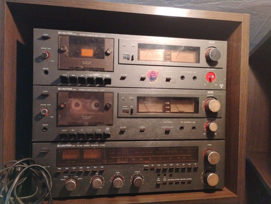 Sprzedam sprzęt UNITRA, Yamaha, Philips wszystko sprawne.