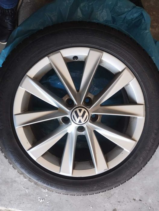 Koła / felgi + opony zimowe 17x112 17" 225/50R17 Volkswagen VAG DUNLOP