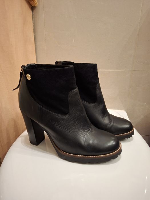 Skórzane botki damskie Kazar r.39