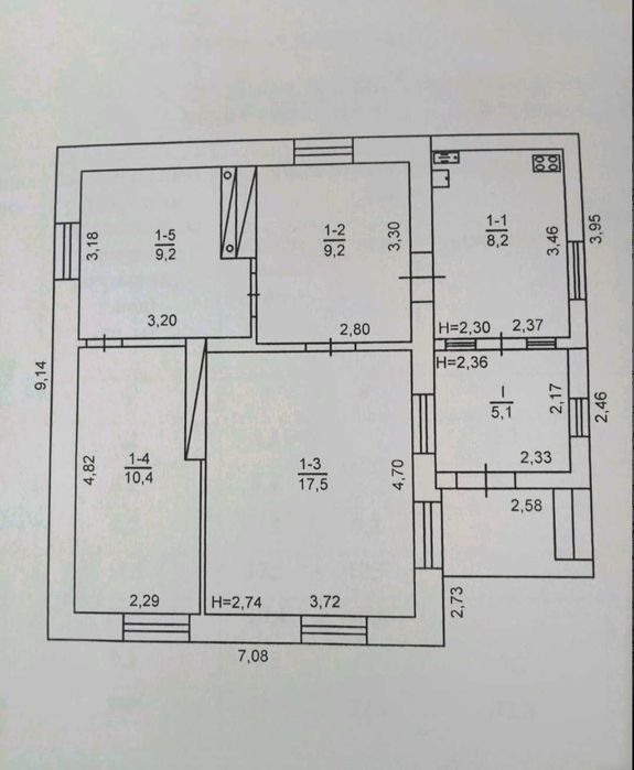 Одноповерховий будинок по вул.Чумацька (р-н) АТБ.