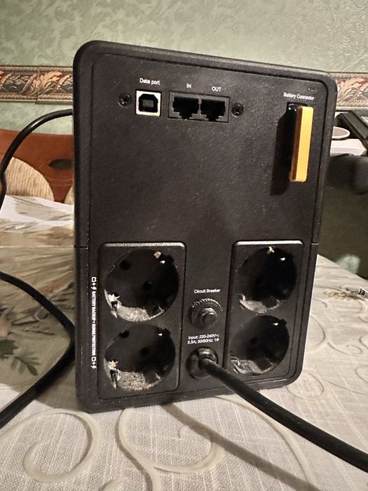 ДБЖ APC Back-UPS 650W/1200VA USB Schuko (BX1200MI-GR)
