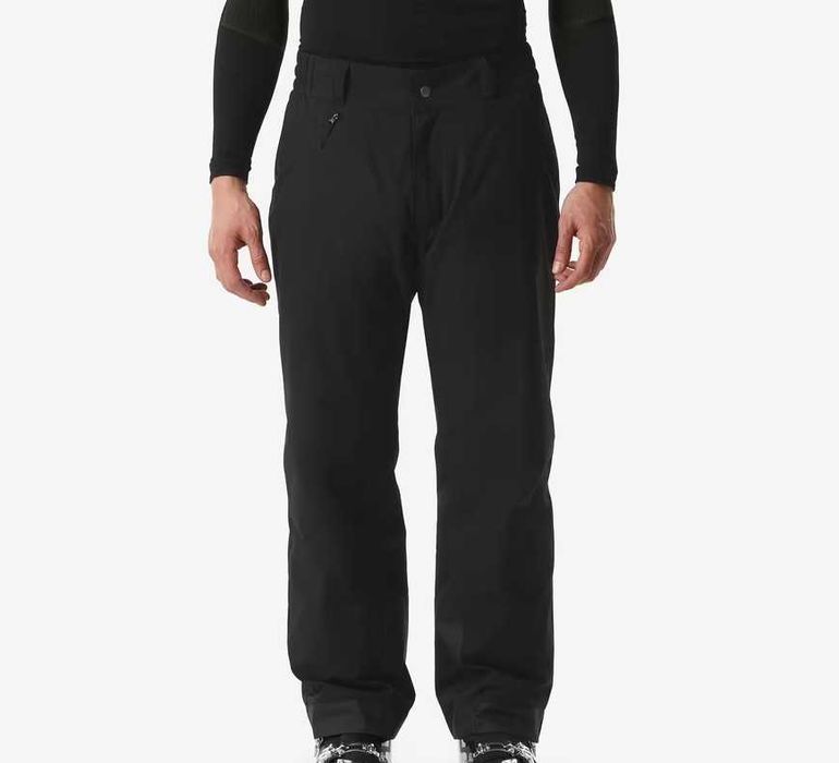 Calças de ski quentes e confortáveis homem, SNB 100 preto - L