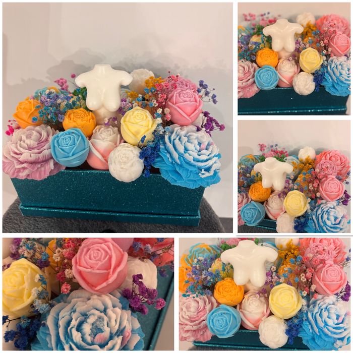 Mydlany flower box