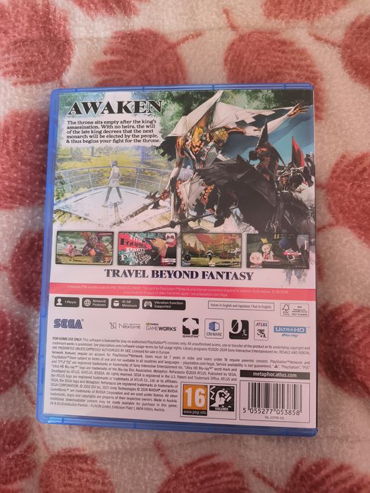 Jogo "Metaphor ReFantazio" PlayStation 5