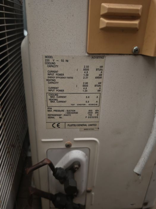 Klimatyzatory po demontazu