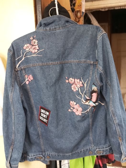 Kurtka jeans oversize H&M