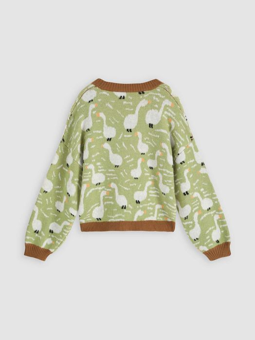 Кардиган від бренду CIDER «Duck Pattern Contrasting