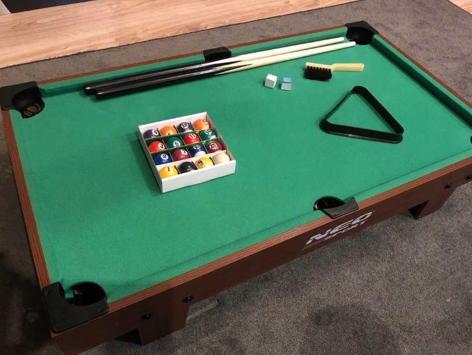 MINI STÓŁ BILARDOWY bilard dla dzieci dorosłych z akcesoriami